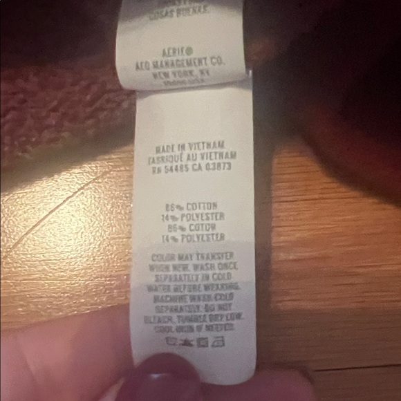 Aerie Burgundy Pullover Sweater - Picture 5 of 5